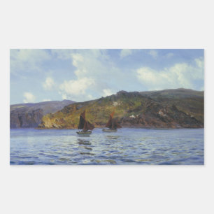 Sticker Rectangulaire Catspaws au large (par Henry Moore)