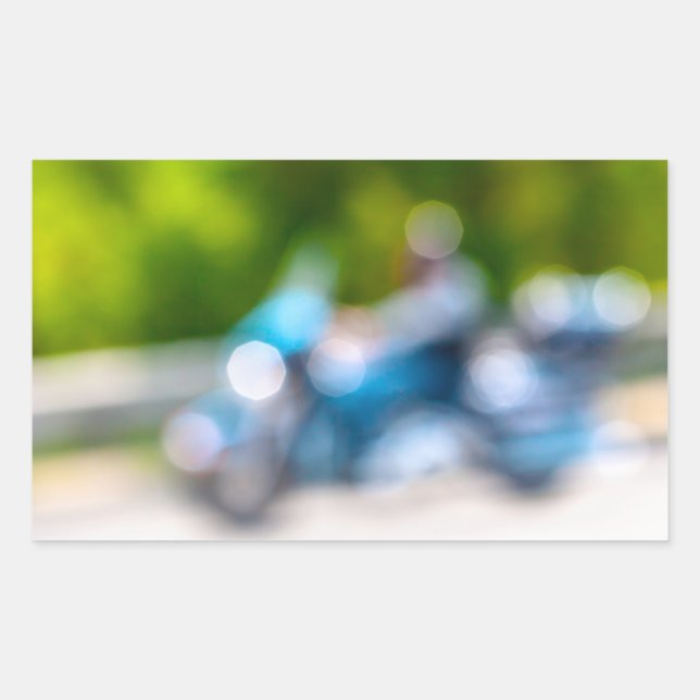 Sticker Rectangulaire cavalier classique (Devant)