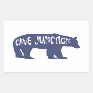 Sticker Rectangulaire Cave Junction Oregon Bear