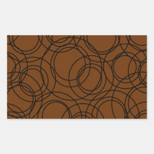 Sticker Rectangulaire Cercles Atomiques