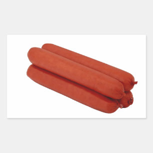 Sticker Rectangulaire Cervelas d'Oi Oi