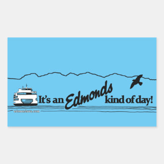 Sticker Rectangulaire C'est une sorte de journée d'Edmonds