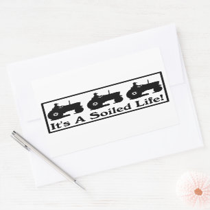 Sticker Rectangulaire C'est une vie souillée