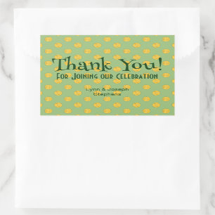 Sticker Rectangulaire Chance de cutesy pour l'Autocollant irlandais