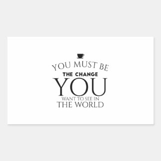 Sticker Rectangulaire Changer noir
