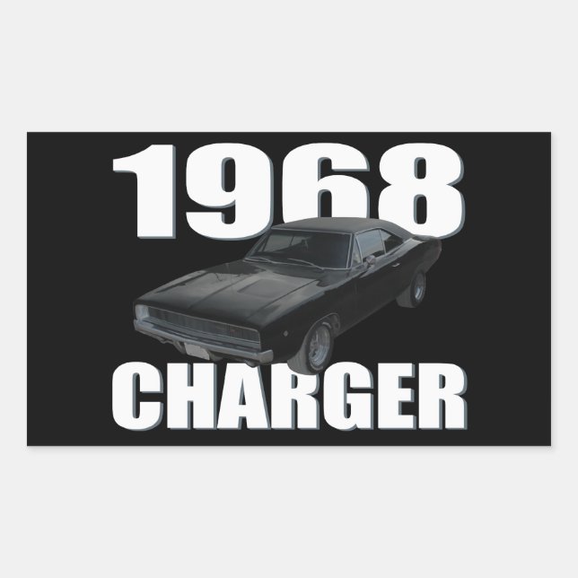 Sticker Rectangulaire Chargeur 1968 rt (Devant)