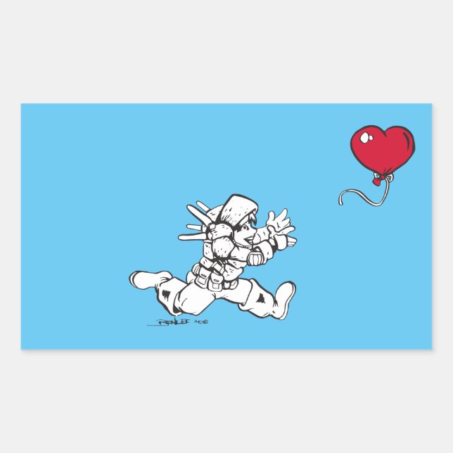 Sticker Rectangulaire Chasser votre passion (Devant)