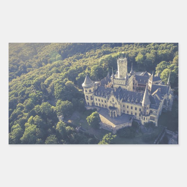 Sticker Rectangulaire Château de Fairytale (Devant)
