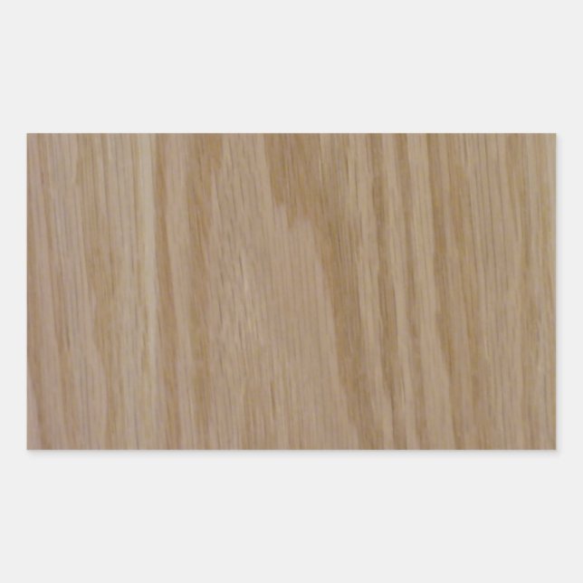 Sticker Rectangulaire Chêne naturel (Photographie de) (Devant)