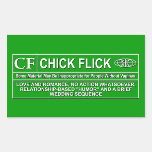 Sticker Rectangulaire Chick Flick
