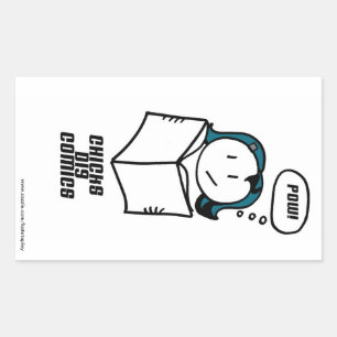Sticker Rectangulaire Chiks Dig Comics