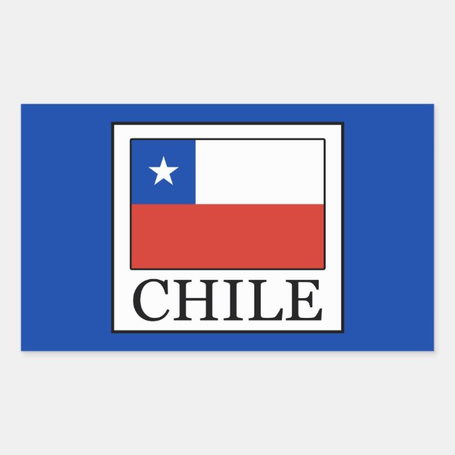 Sticker Rectangulaire Chili (Devant)