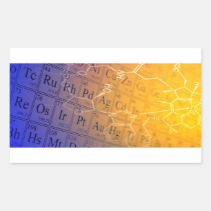 Sticker Rectangulaire Chimie