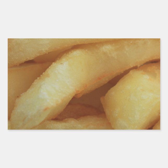 Sticker Rectangulaire Chips/Fries (Devant)