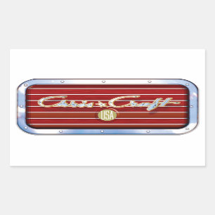 Sticker Rectangulaire Chris Craft Boats