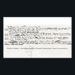 STICKER RECTANGULAIRE CHRISTMAS CAROLS CHARLES DICKENS MANUSCRIPT<br><div class="desc">NOËL CAROL DERNIÈRE PAGE MANUSCRITE REPRODUCTION. UN CADEAU POUR LES INTELLECTUELS,  LES NERDS,  LES AMATEURS DE LIVRES,  LES ENTHOUSIASTES DE NOËL ET CHARLES DICKENS FANS... ET LE RESTE DU PEUPLE ;) IL MONTRE CHARLES DICKENS ÉCRIT À LA MAIN SUR SA MANUSCRITE ORIGINALE AVEC UN PEU DE DOODLE.</div>