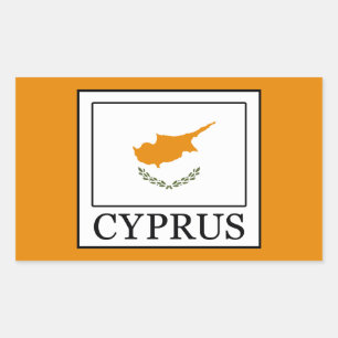 Sticker Rectangulaire Chypre