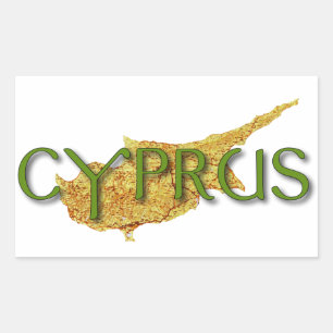 Sticker Rectangulaire Chypre
