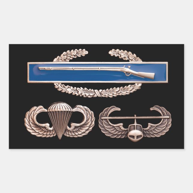 Sticker Rectangulaire CIB Air Assault (Devant)