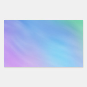Sticker Rectangulaire Ciel bleu ciel doux