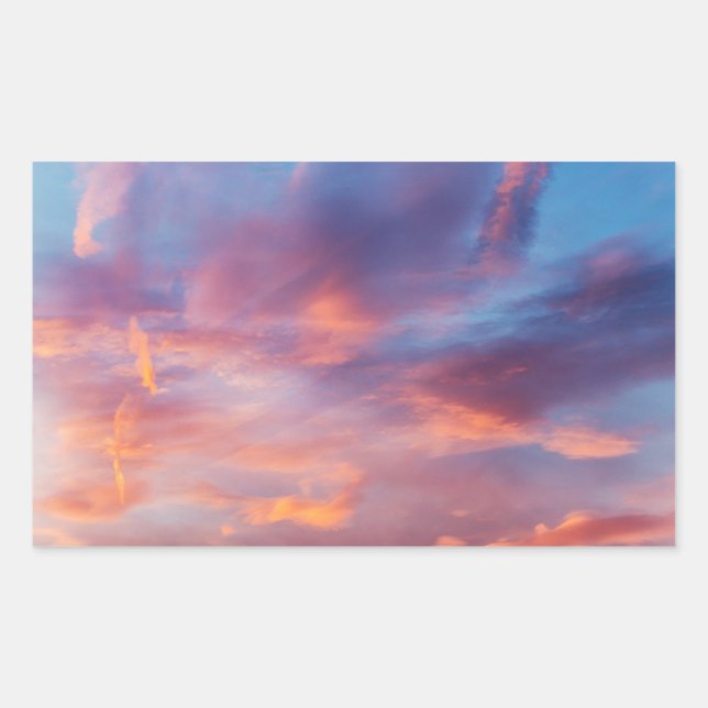 Sticker Rectangulaire ciel flirtant (Devant)