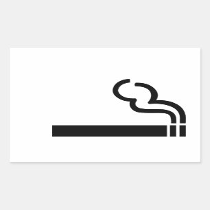Sticker Rectangulaire Cigarette