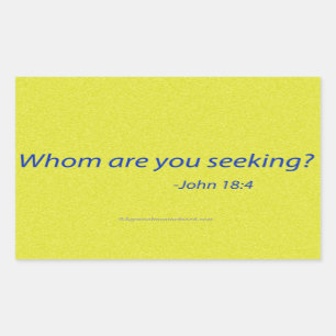 Sticker Rectangulaire Citations bibliques