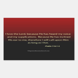 Sticker Rectangulaire Citations bibliques