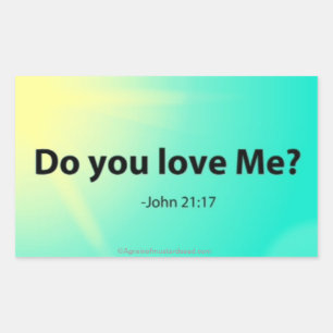 Sticker Rectangulaire Citations bibliques de Pâques