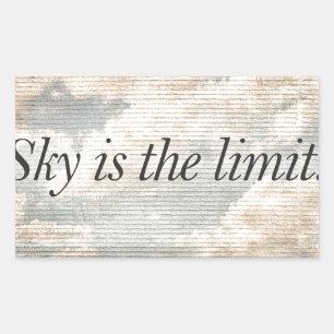 Sticker Rectangulaire Citations motivationnelles Photo