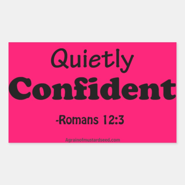 Sticker Rectangulaire Citations religieuses (Devant)