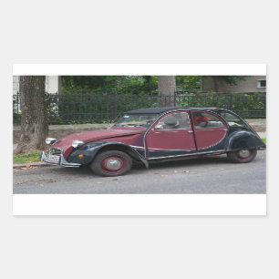 Sticker Rectangulaire Citroën 2 CV