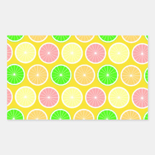 Sticker Rectangulaire Citrus