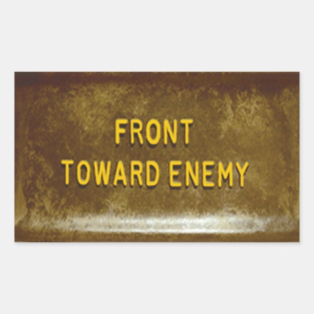 Sticker Rectangulaire Claymore Mine Phone Couverture Mk I avant vers l'e (Devant)