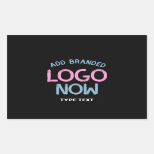 STICKER RECTANGULAIRE CLIENT SIMPLE CONTEMPORAIN PROPRE NOIR MODE