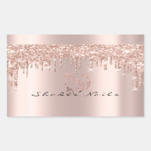Sticker Rectangulaire Clous de nuances empaquetant les parties
