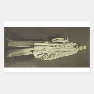 Sticker Rectangulaire Clown Pierrot vintage