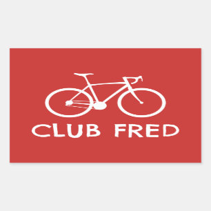 Sticker Rectangulaire Club Fred Cycling