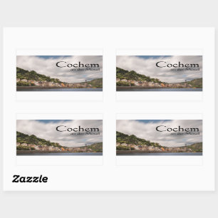 Sticker Rectangulaire Cochem an der Mosel - Allemagne