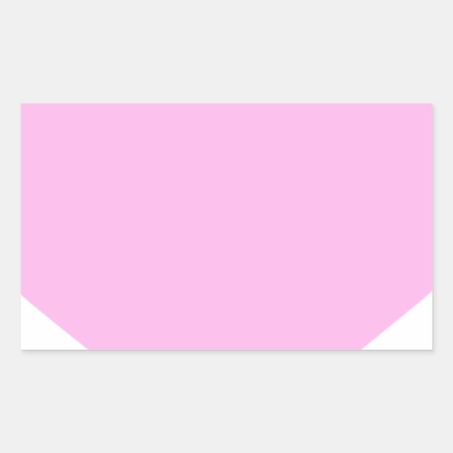 Sticker Rectangulaire Cœurs roses, Amour inconditionnel_ (Devant)