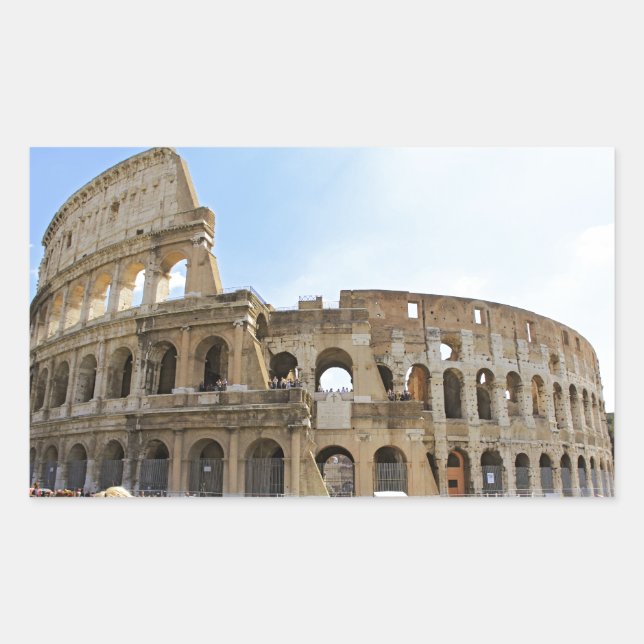 Sticker Rectangulaire Colisée Rome Photographie (Devant)