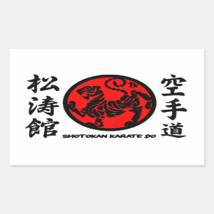 Sticker Rectangulaire Colle Shotokan Karate-do