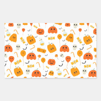 Sticker Rectangulaire Collection de fêtes d'Halloween !