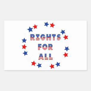 Sticker Rectangulaire Collection du parti Élections USA !