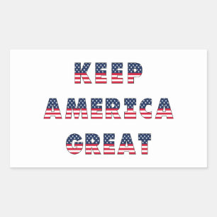 Sticker Rectangulaire Collection du parti Élections USA !