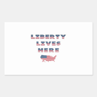 Sticker Rectangulaire Collection du parti Élections USA !