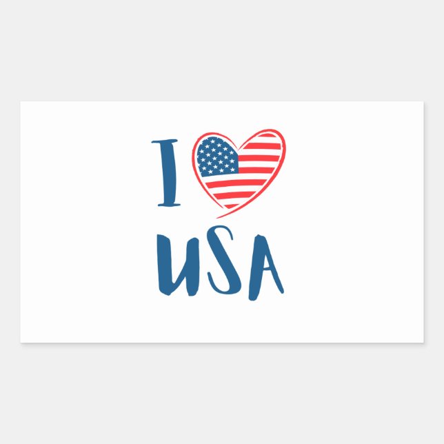 Sticker Rectangulaire Collection du parti Élections USA ! (Devant)