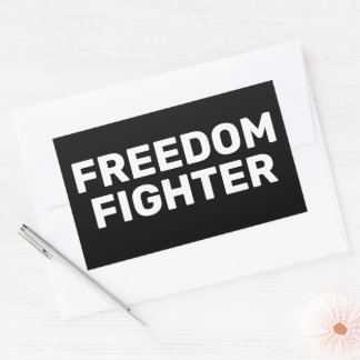 STICKER RECTANGULAIRE COMBATTRE DE LA LIBERTÉ