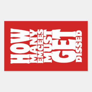 Sticker Rectangulaire Combien D'Écés Doivent Être Dissous