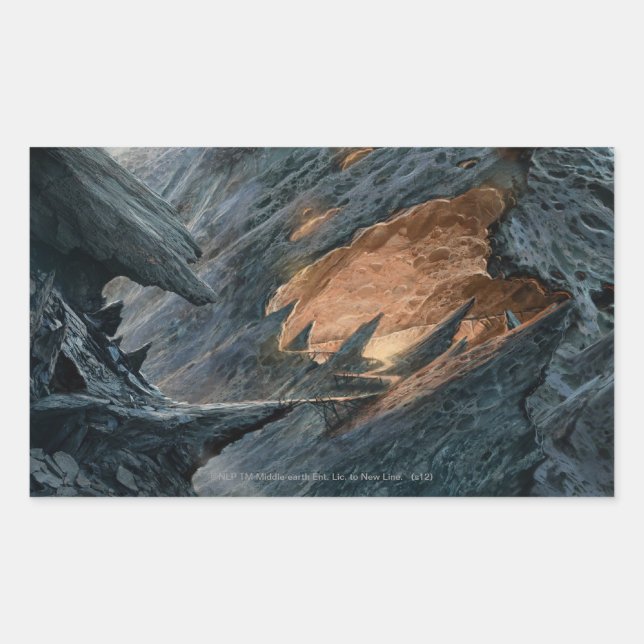 Sticker Rectangulaire Concept de ville de Goblin - Voie (Devant)